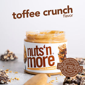 Nuts N More Toffee Crunch energy bites with protein and crunch