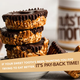 Nuts N More Toffee Crunch protein bars mix with spread for extra bite