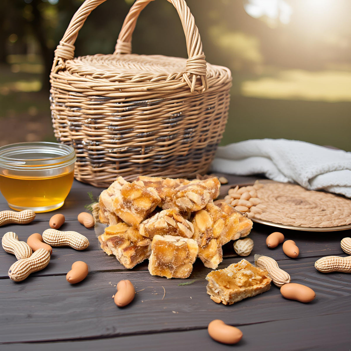 Gift-worthy Nuts To You Peanut Squares image suggesting easy shareable treats