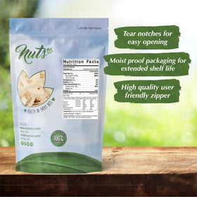 NUTS U.S. Coconut Chips served in bowl for quick wholesome snacking.