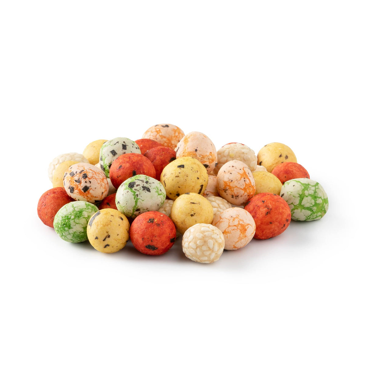 NUTS U.S. Japanese coated peanuts shell crunch for on-the-go snacking.