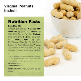 NUTS U.S. whole in-shell peanuts with large kernels for roasting at home.