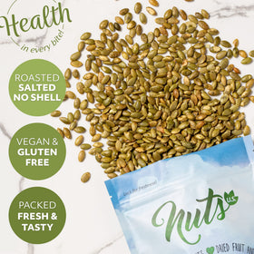 NUTS U.S. seeds in a sealed resealable bag for freshness.