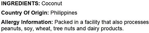 NUTS U.S. unsweetened coconut chips added to a recipe for tropical flavor.