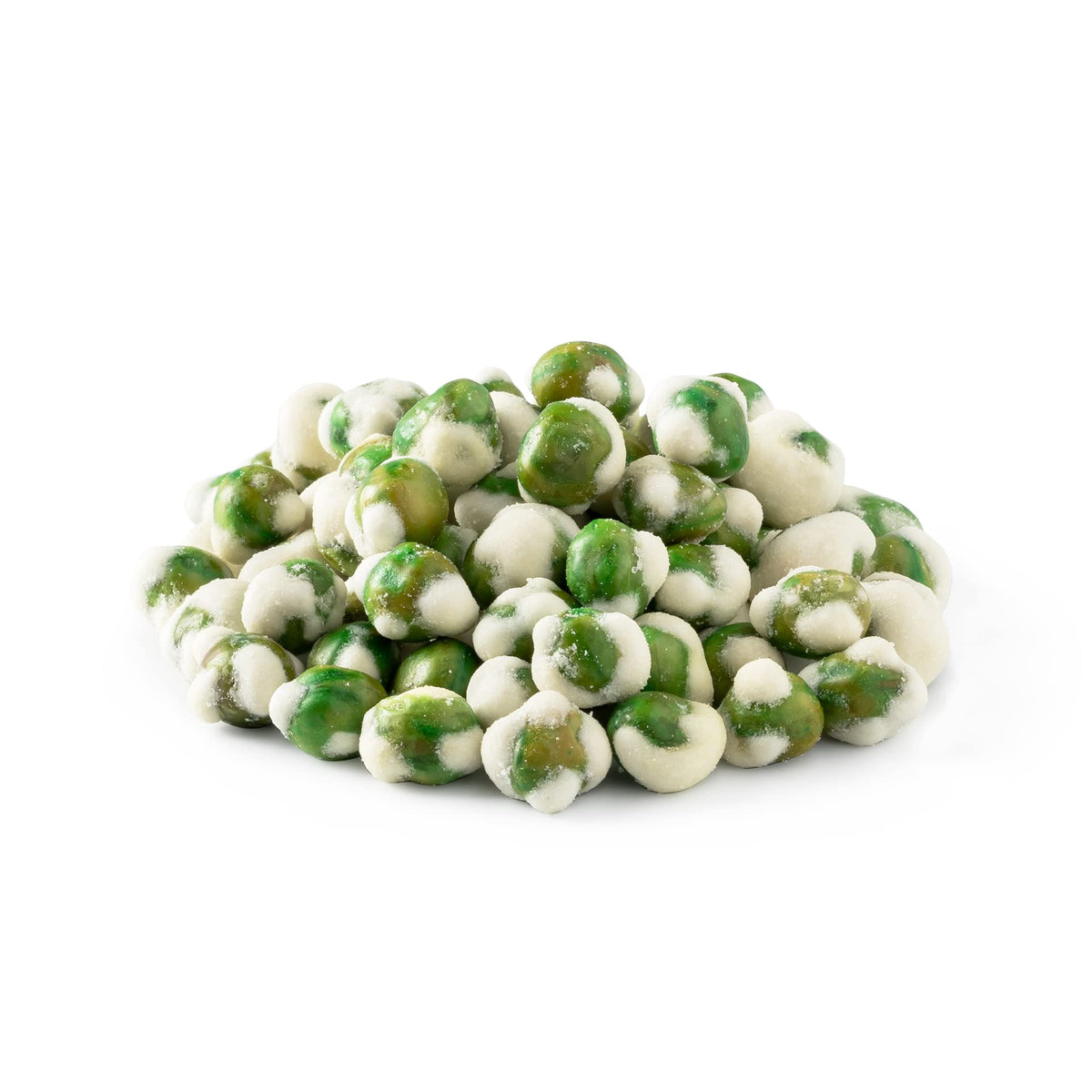 NUTS U.S. wasabi-coated green peas in a resealable bag for fresh snacking