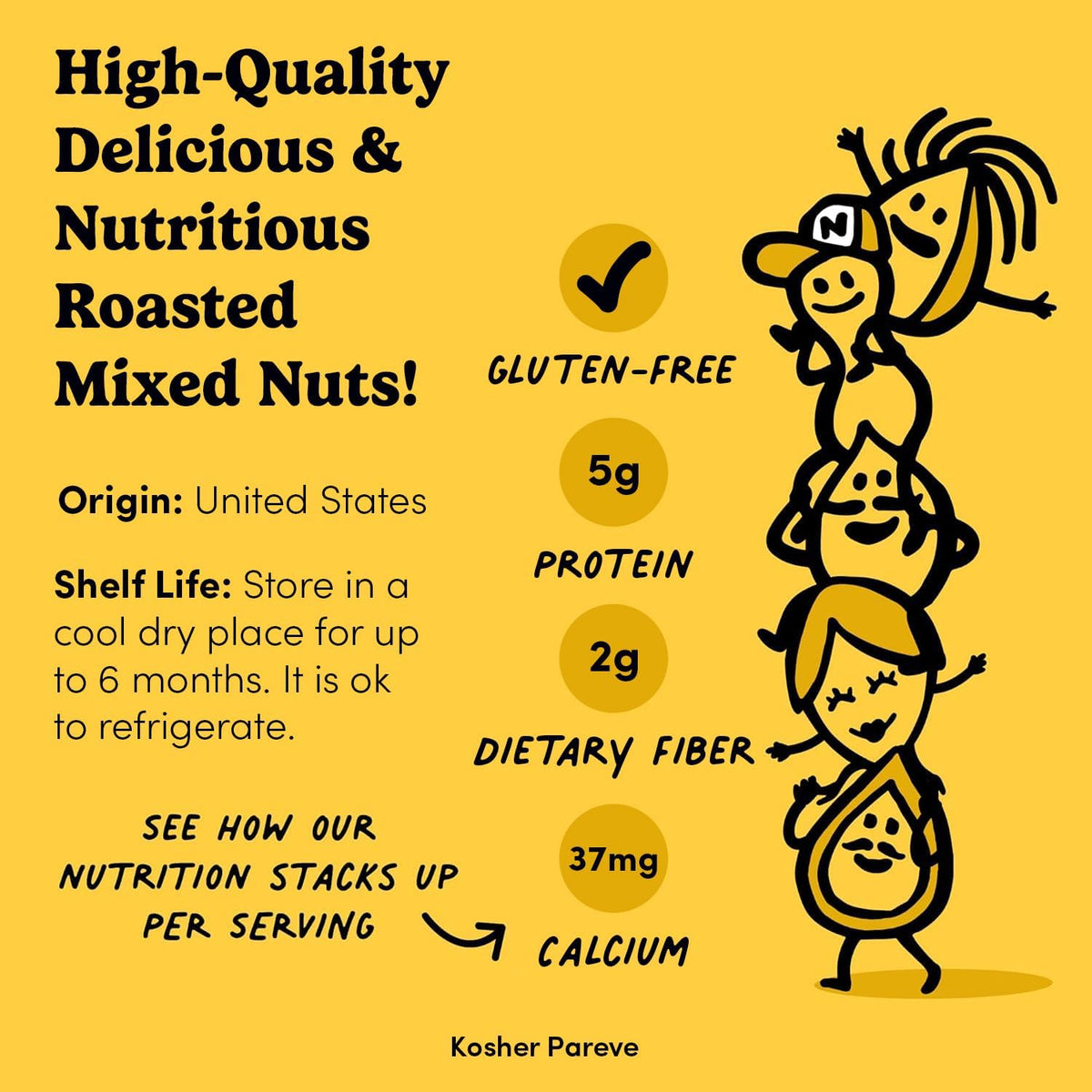 Desk snack scene with Nuts.com roasted mixed nuts pack