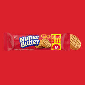 Nutter Butter round peanut-shell design emphasizes playful snacking
