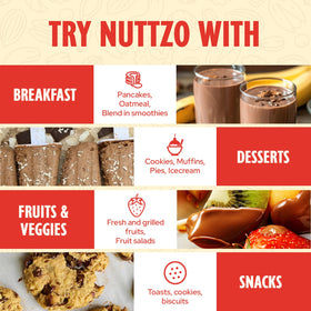 NuttZo Churro Butter ingredients with nuts and chia seeds for snacking