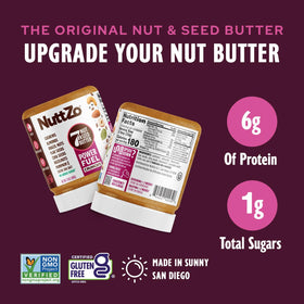 NuttZo Natural Power Fuel shows seven nuts and seeds blend for rich flavor