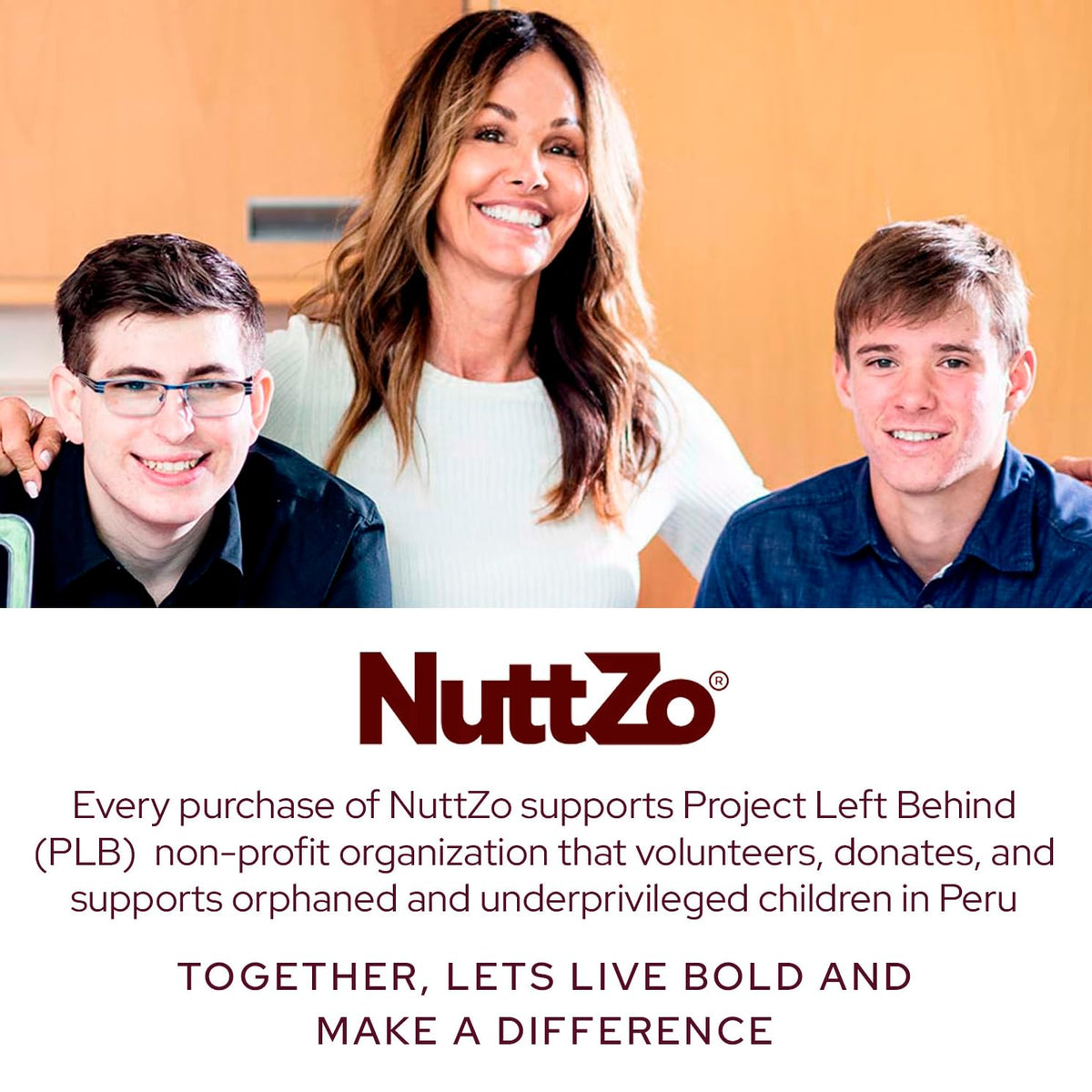 Close-up of seven-nut blend showing natural ingredients in NuttZo Power Fuel.