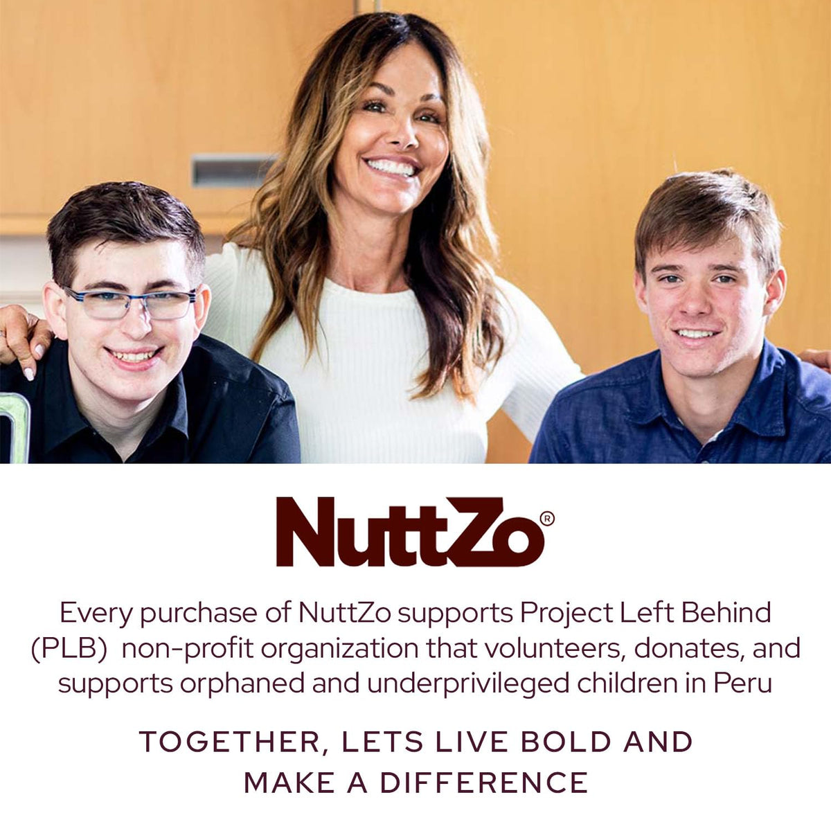 NuttZo supports Project Left Behind with every purchase.