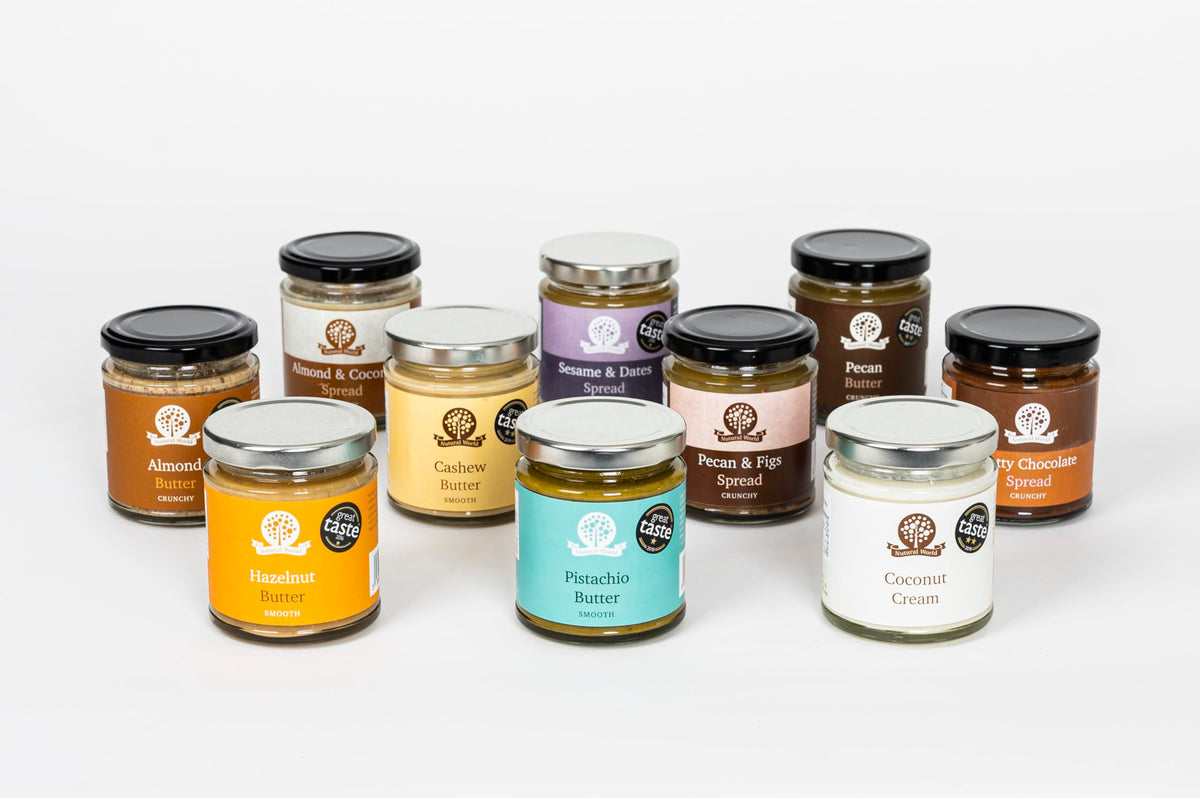 Nutural World vegan and kosher friendly pistachio butter for diverse diets