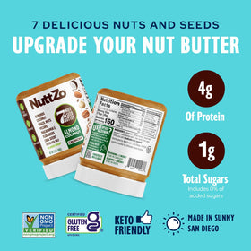 NuttZo Keto smoothie-addition demonstrates easy flavor boost