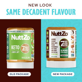 NuttZo Keto snack straight from the jar for cravings