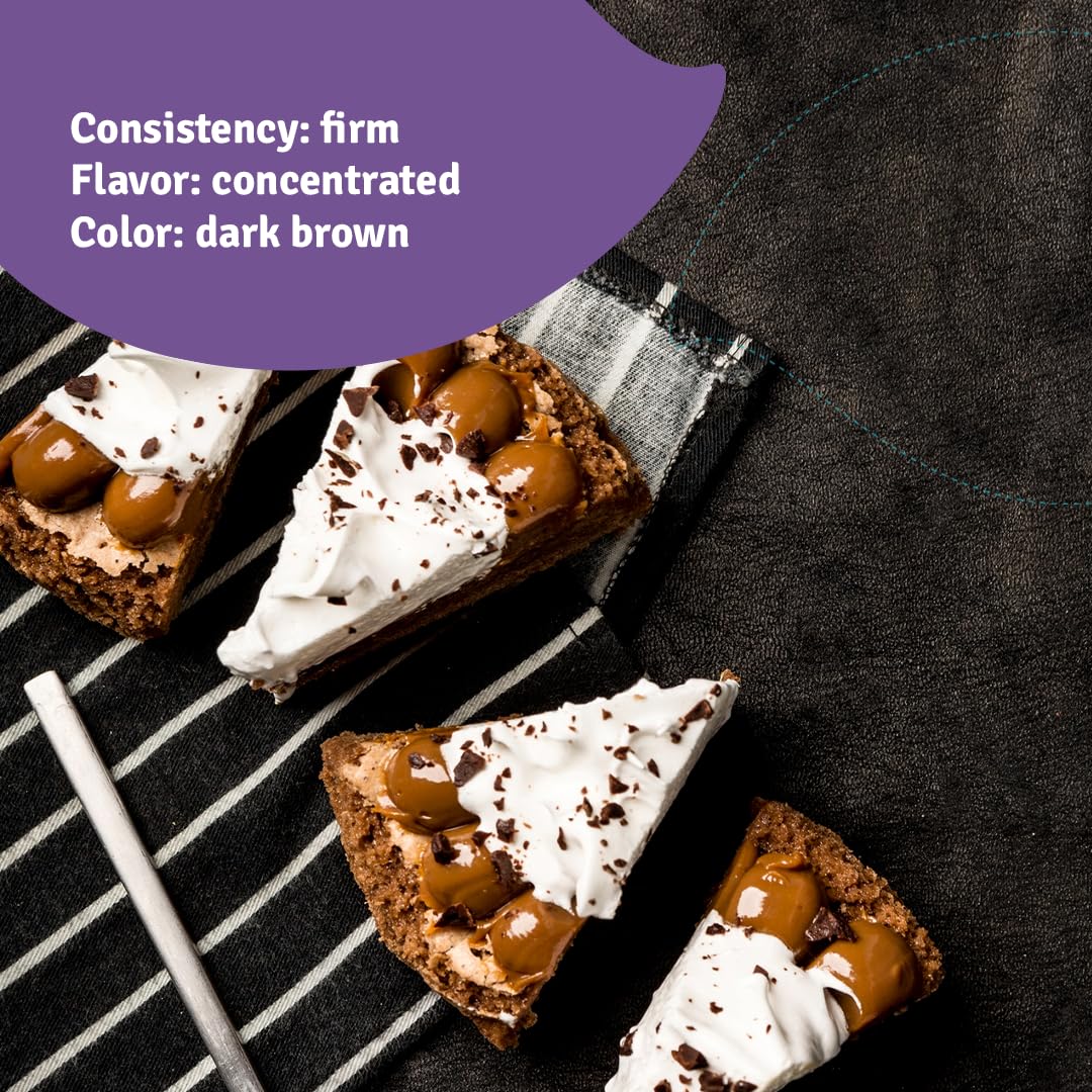 Nuuva Dulce de Leche cake filling creates smooth, even layers.