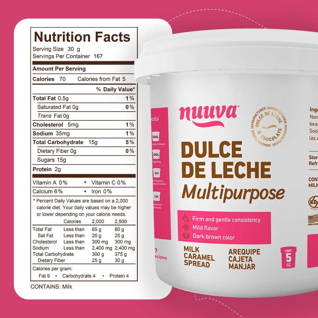 Nuuva Dulce de Leche used in pastries for authentic caramel flavor