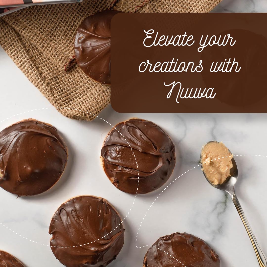 Nuuva semisweet ganache enhances cakes, eclairs, and pastries.