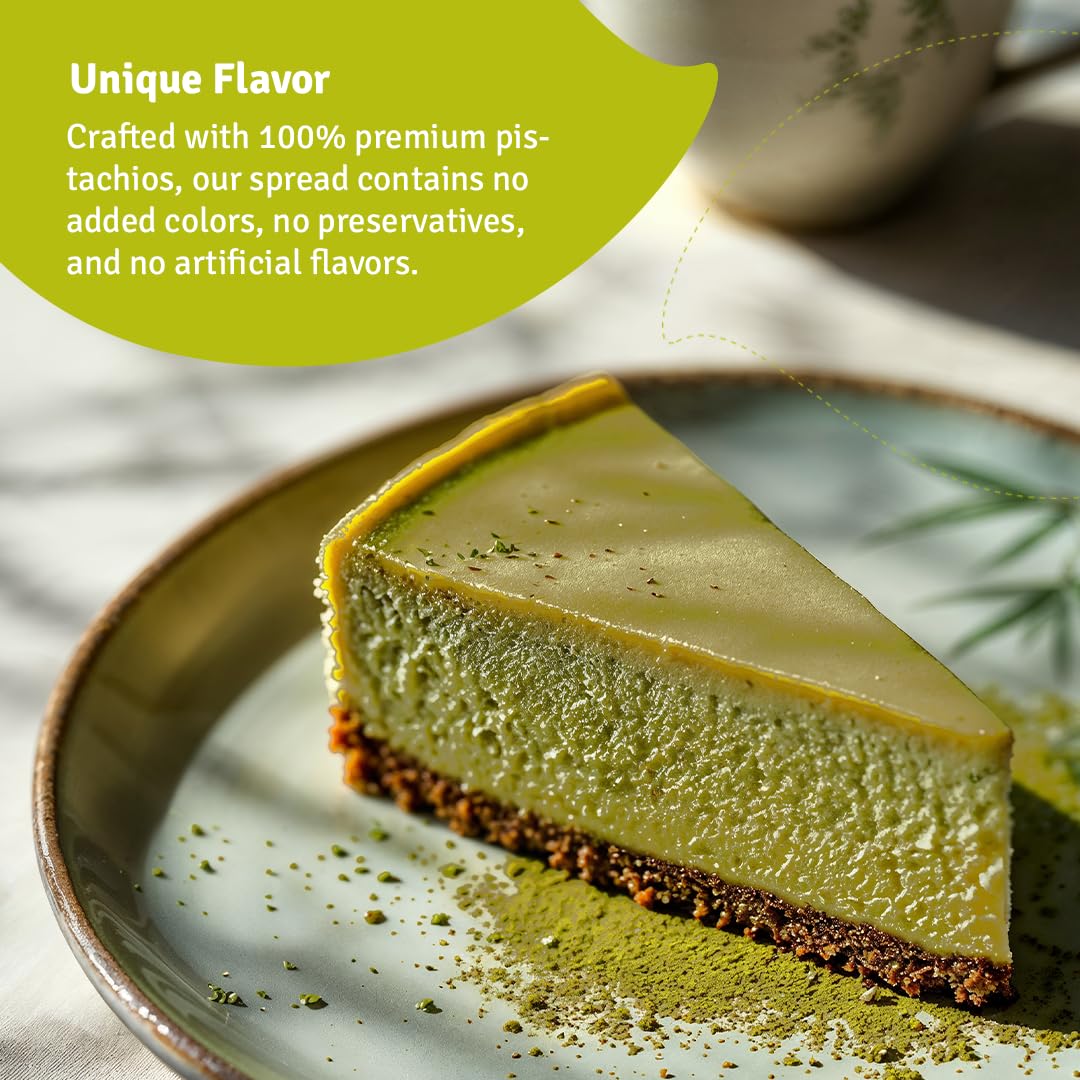 Nuuva Pistachio Spread tasting reveals nutty sweetness ideal for desserts.