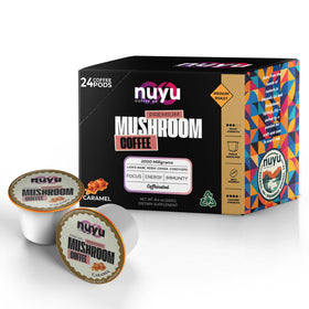 Nuyu Coffee Co. pod rests on the counter, ready for daily routine.