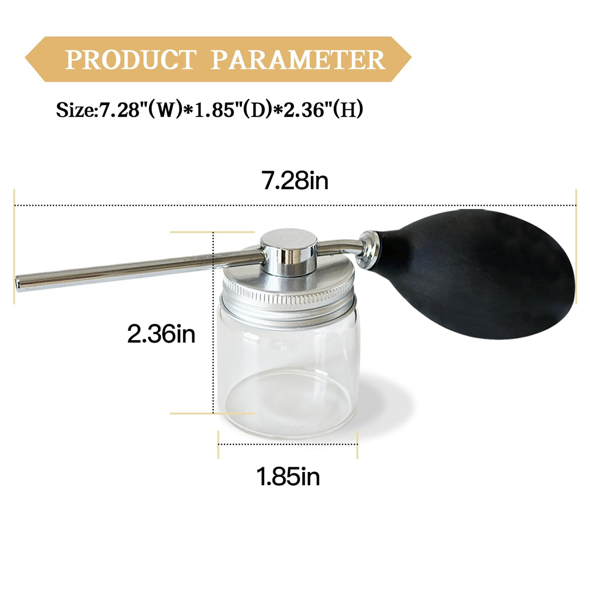 Nvobghdi prism powder glitter spray for even mist on drinks