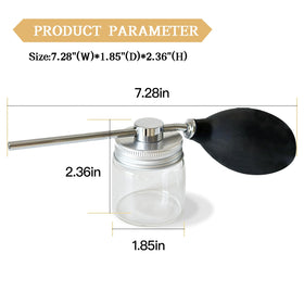 Nvobghdi prism powder glitter spray for even mist on drinks