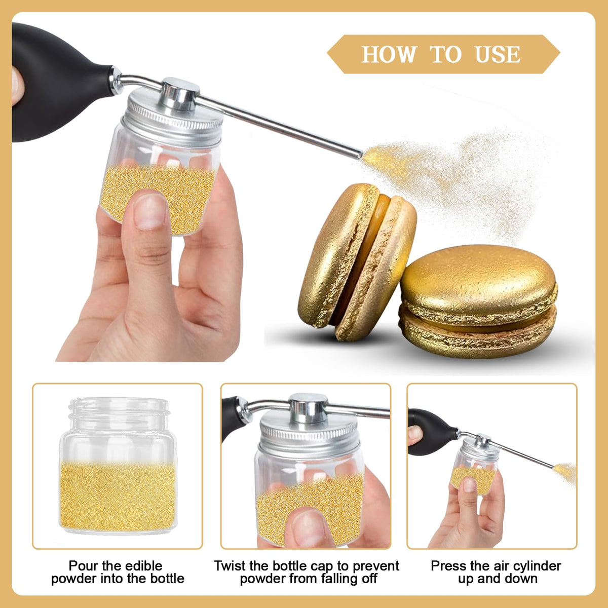 Nvobghdi refillable glitter spray bottle ready for reuse