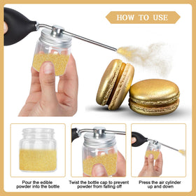 Nvobghdi refillable glitter spray bottle ready for reuse