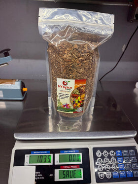 NY Spice Shop Cramp Bark Cut & Sifted packaging for easy measuring and storage.