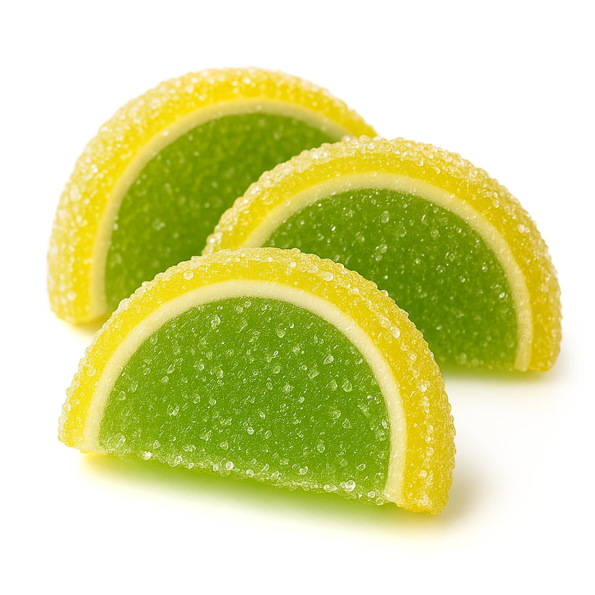 NY Spice Shop key lime jelly slices bag front with vibrant color