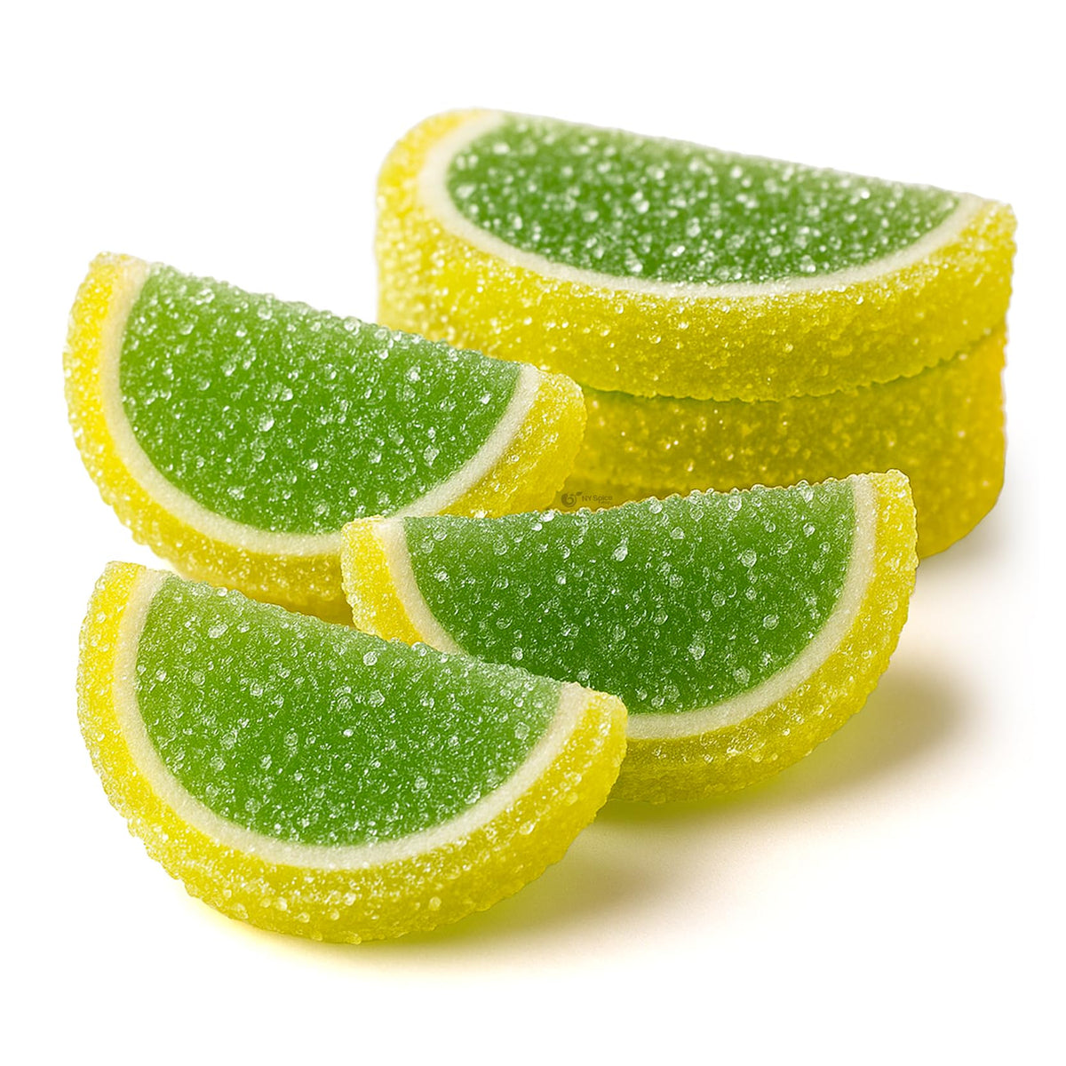 Bulk display of NY Spice Shop key lime jelly slices for shelves
