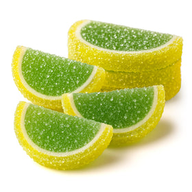 Bulk display of NY Spice Shop key lime jelly slices for shelves