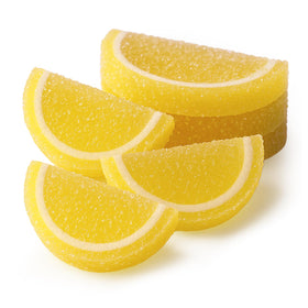 NY Spice Shop Lemon Fruit Slices Candy chewy center with sparkling sugar