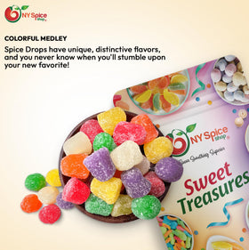 NY Spice Shop Spice Drops for holidays and parties; a festive candy mix for any occasion.