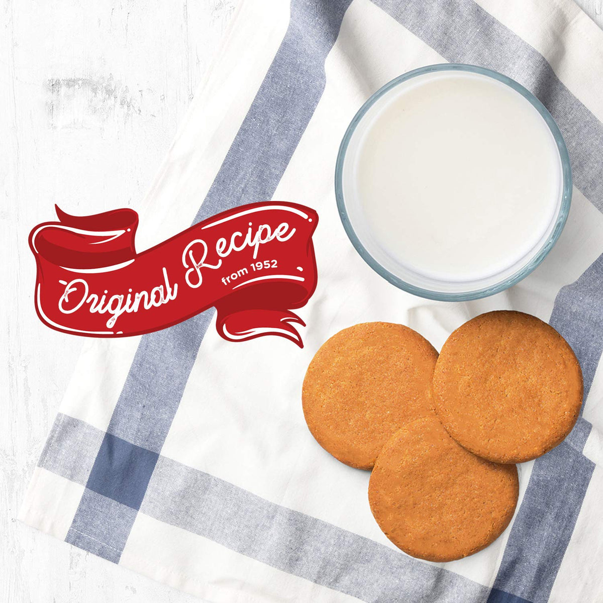 Nyakers Gingerbread Snaps Sweden-made label emphasizes traditional craftsmanship.