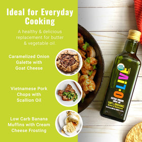 O-Live & Co. early harvest aroma emphasizes fruity notes for finishing dishes.