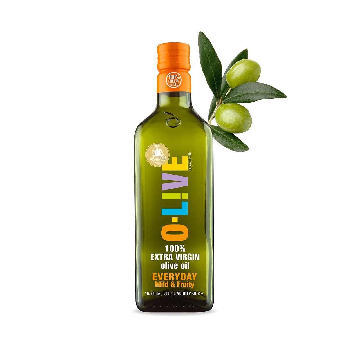 O-Live & Co Everyday Olive Oil bottle suitable for versatile daily cooking.