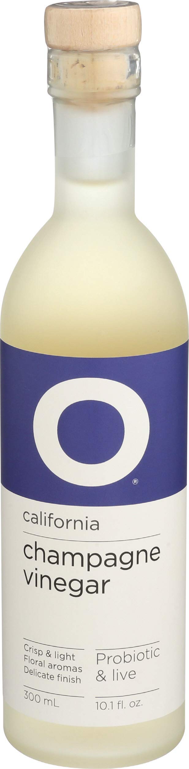 O Olive Oil California Champagne Vinegar two-pack bottle enhances salads with bright acidity