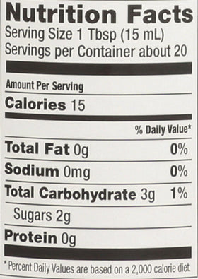 Close-up of the O Olive Oil label on White Balsamic.