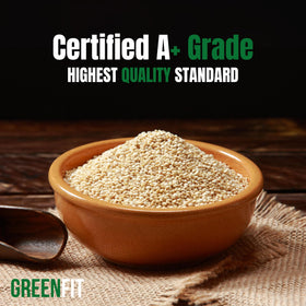 OA QUINOA Greenfit Royal Quinoa cooked bowl with nutty aroma and light texture