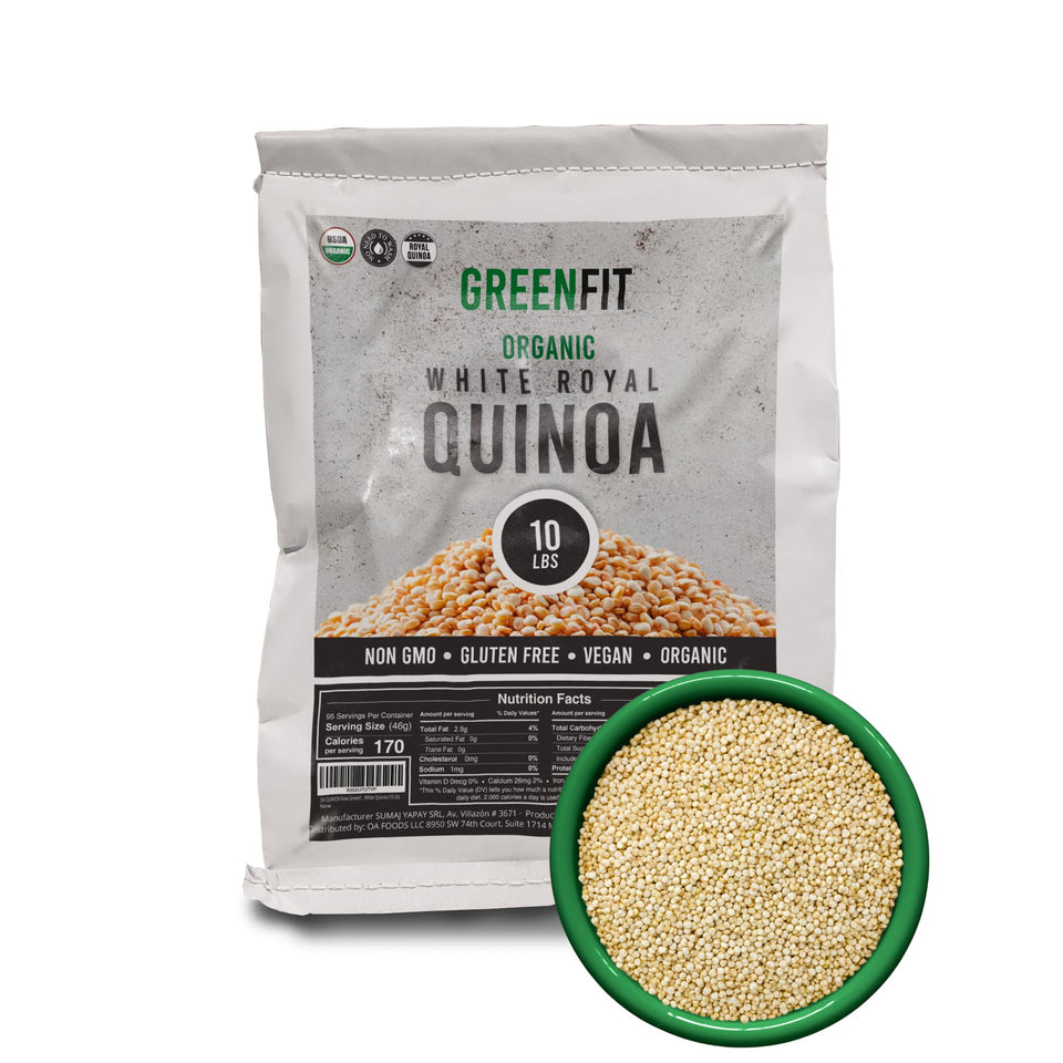 OA QUINOA Greenfit Royal Quinoa pack ready for pantry meals and balanced energy