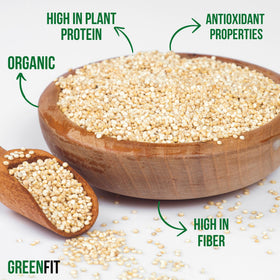 OA QUINOA Greenfit Royal quinoa prewashed bag, ready-to-cook convenience for busy cooks