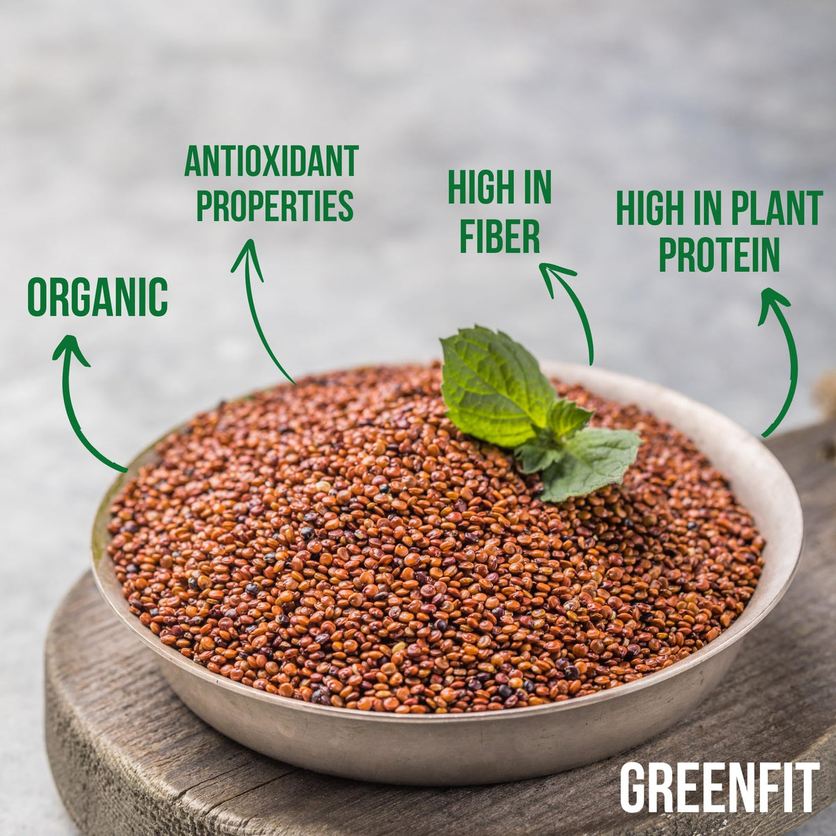 Served Greenfit Royal Red Quinoa bowl for balanced meals and sustained energy