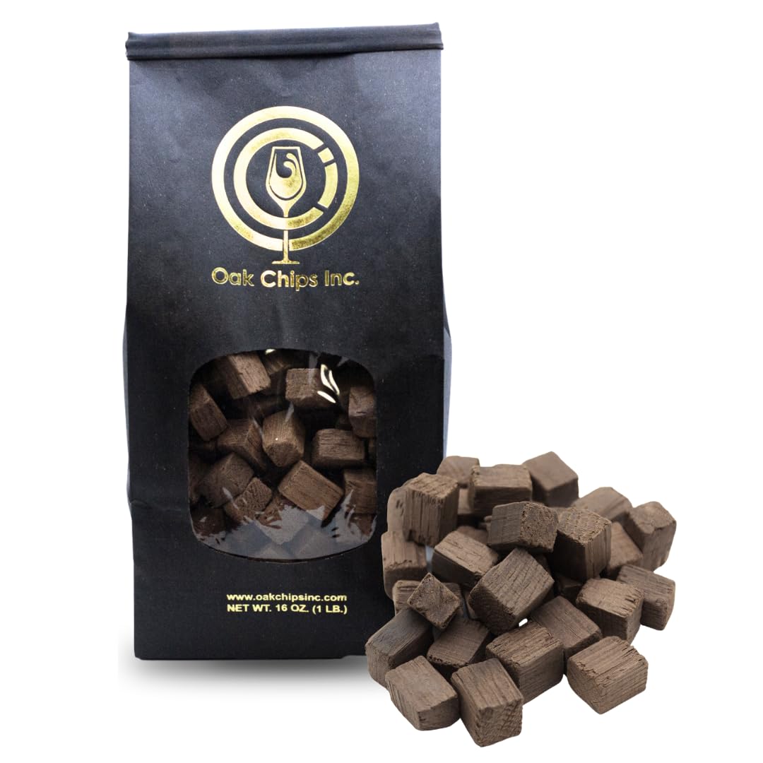 Oak Chips Inc. packaging closeup highlights sustainable production