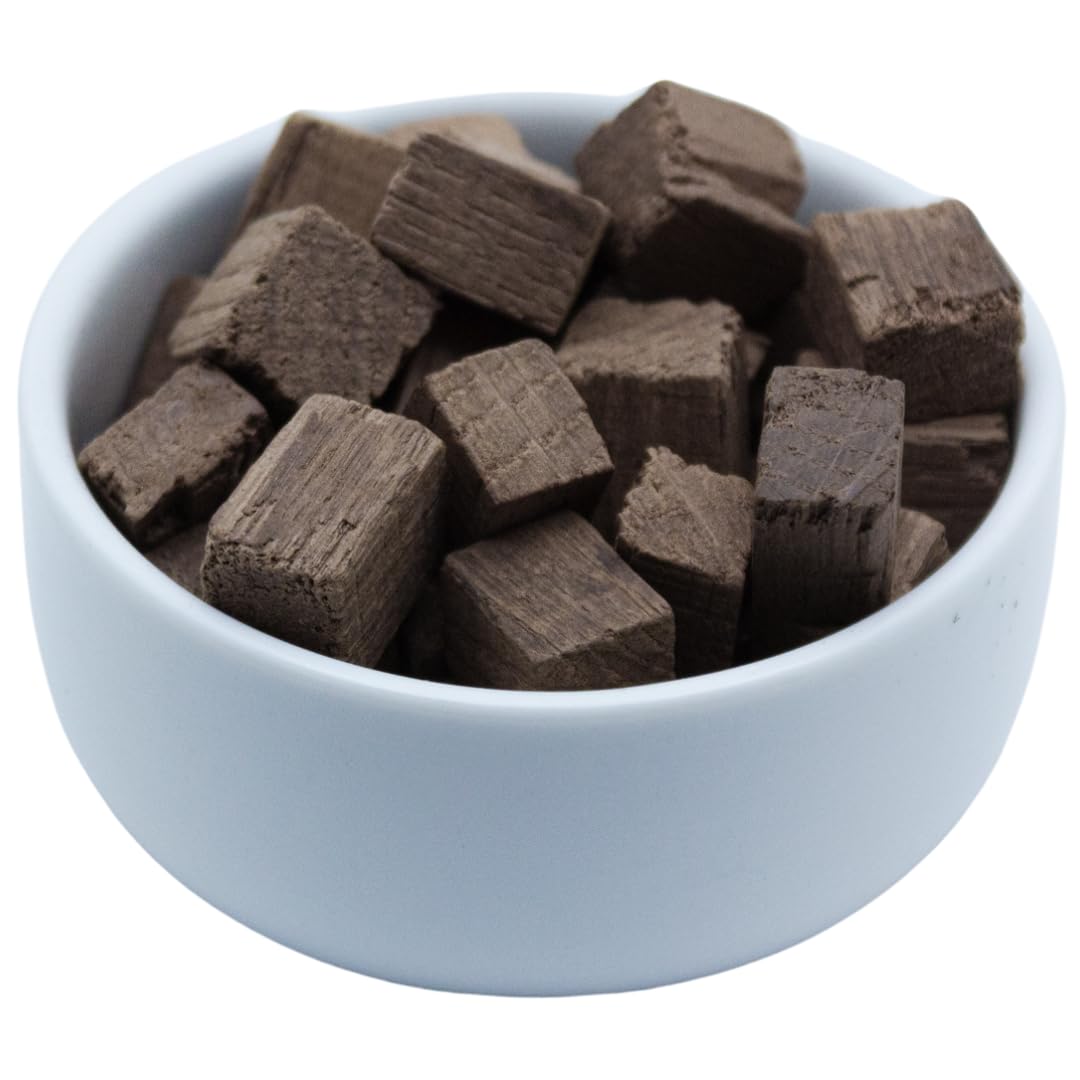 Oak Chips Inc. French Oak Cubes aging wine visuals with vanilla notes
