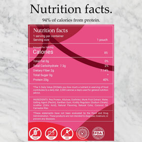 OAKA Protein Gummies mixed berries bag, sugar-free plant-based protein.