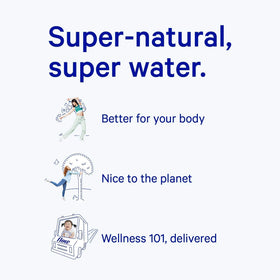 Oasis Flow alkaline water label closeup showing mineral content and purity