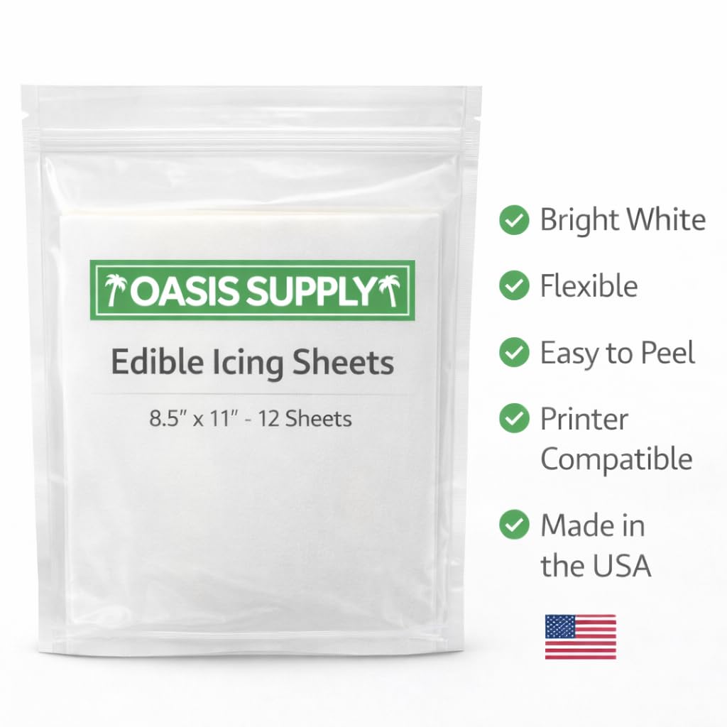 Oasis Supply edible paper suitable for cupcakes and toppers