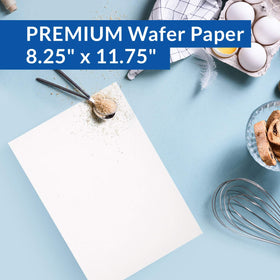 Oasis Supply wafer paper sheet for edible art on desserts.