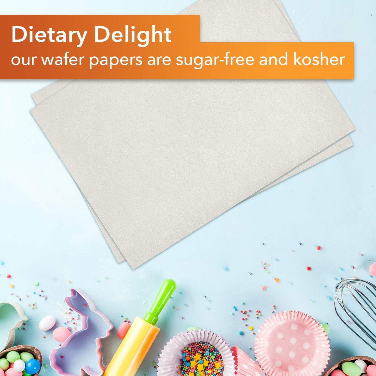 Oasis Supply printer-ready wafer paper compatible with edible ink printers