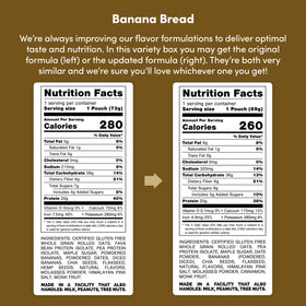 Close-up of Banana Bread ingredients in Oats Overnight highlighting wholesome oats.